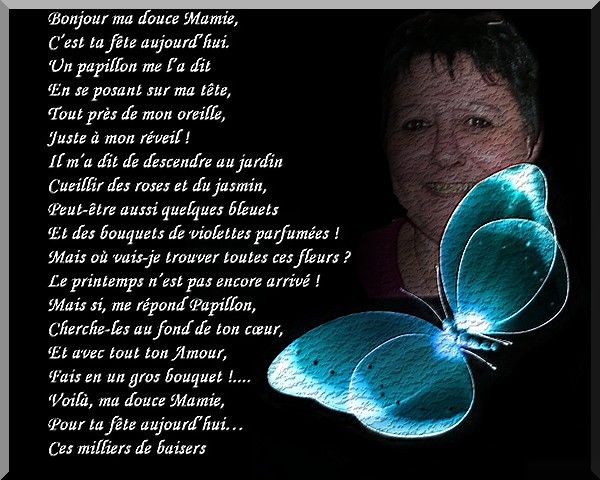  BONNE FETE MAMIE 